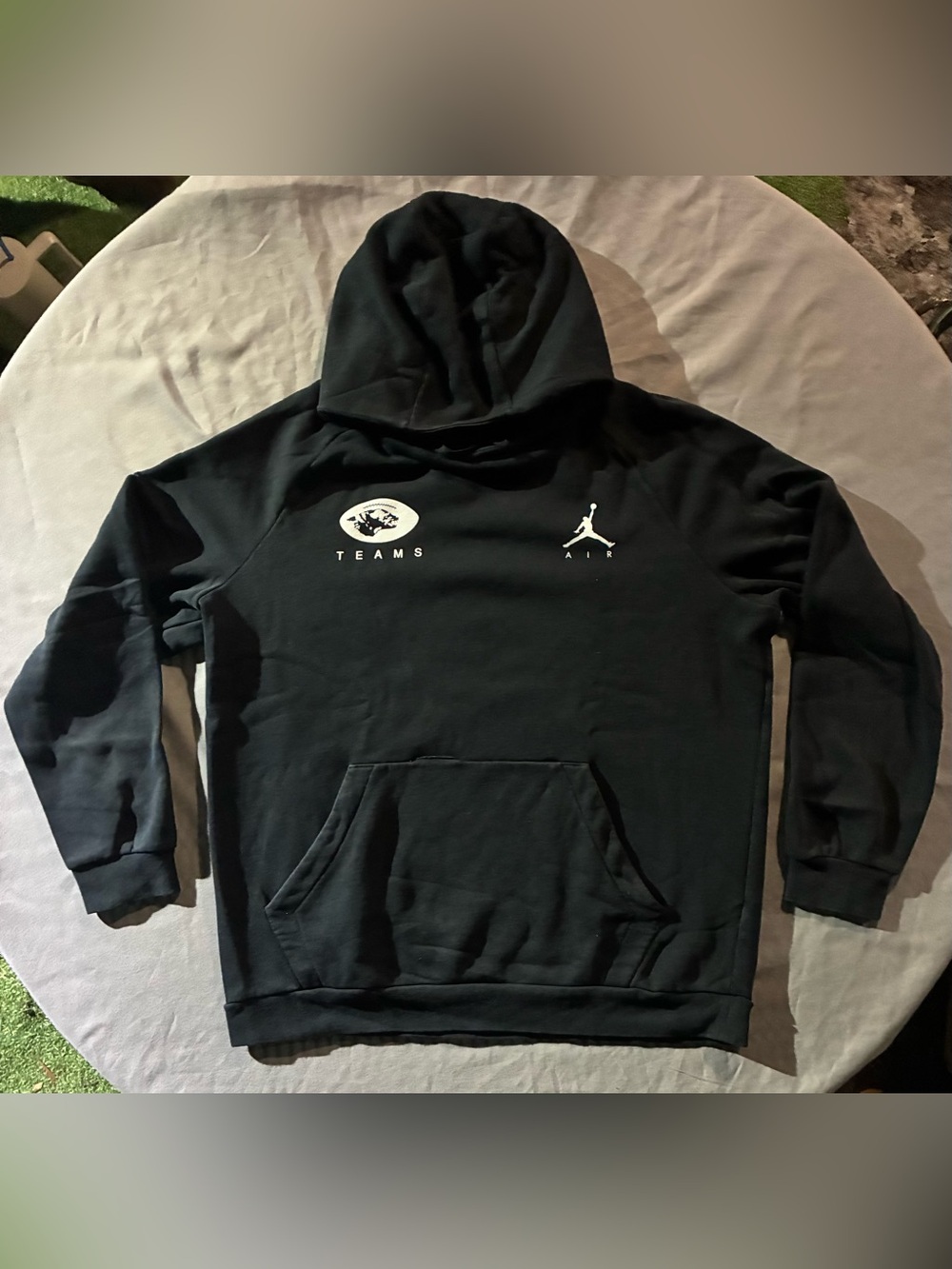 Jordan Black Zip-Up Style Hooded Sweatshirt
